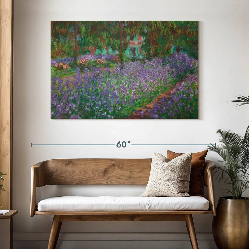 Senne, jardin de l'artiste à Giverny, 1900, H 32 po x l 48 po