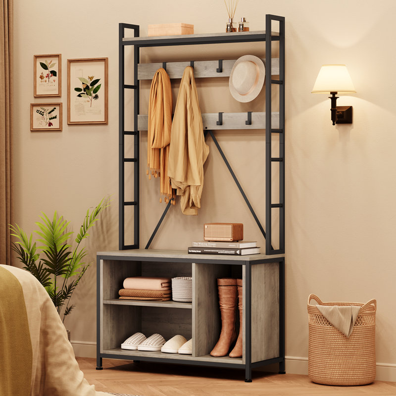 Hall Tree 92.5cm Wide, Grey