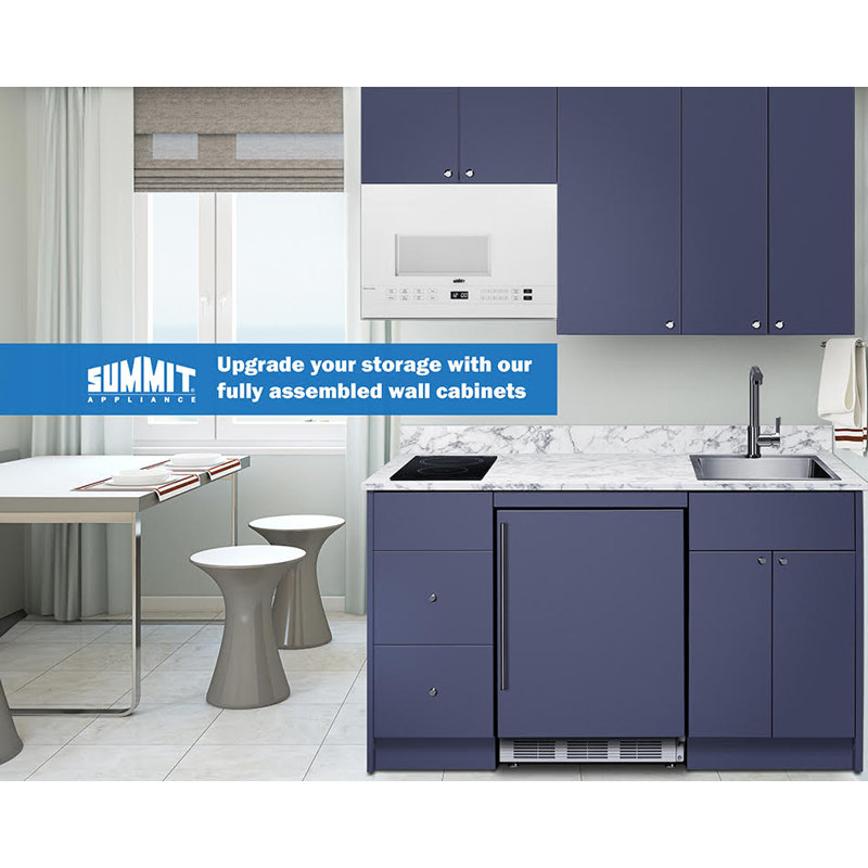 Armoire murale Summit H 21 po x H 30 po Summit Appliance, Bleu, H 30 po x l 21 po x P 12,75 po