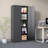72"H Metal Garage Storage Cabinet, Black Tool Steel Locking Cabinet With Doors And 4 Shelves, Tall Cabinets For Garage Storage Systems Lockable File Cabinet For Home Office, Classroom/Pantry