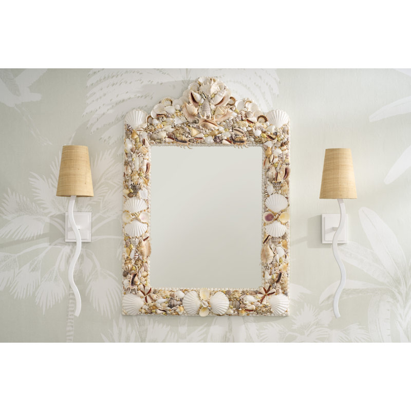Shell Rectangle Wall Mirror