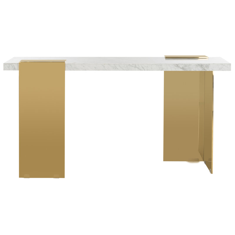Mycha 59.8'' Marble Top Console Table