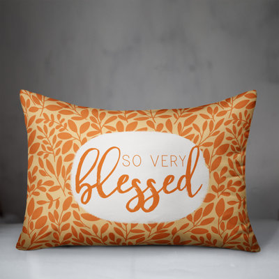  So Very Blessed Lumbar Pillow