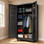 Armoire de rangement en métal 71 po H 2 portes Classic