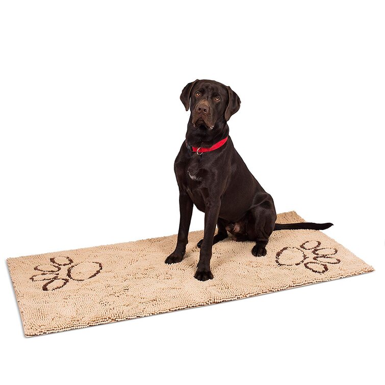 Chenille Dog Doormat -Tan - 60 x 30