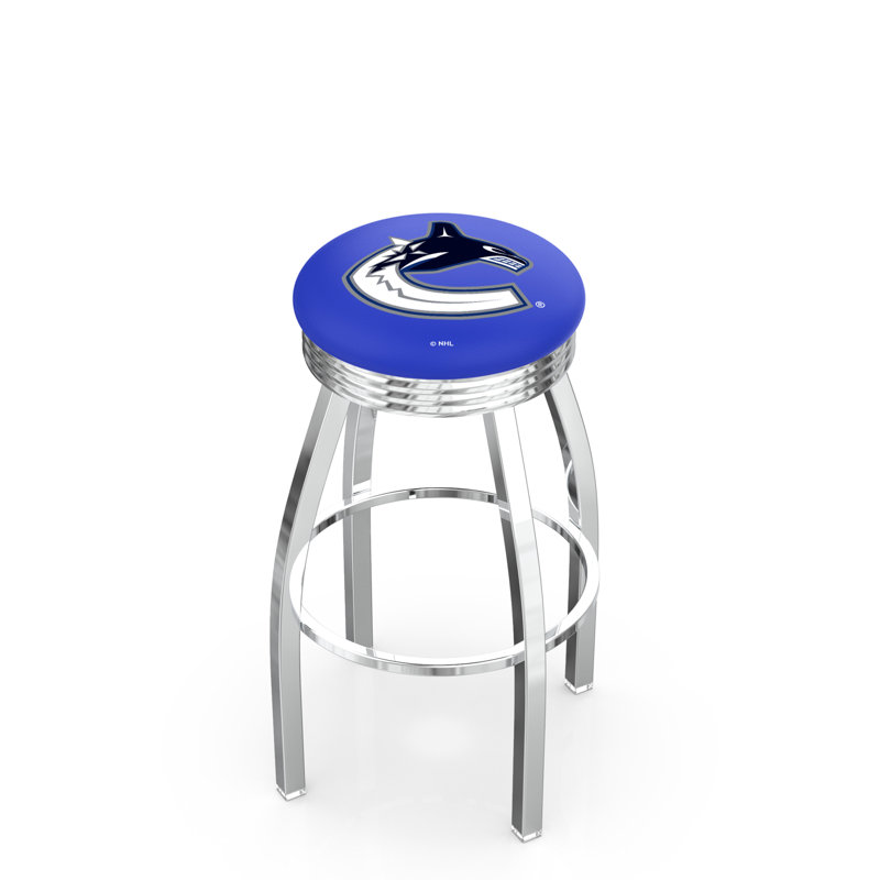 NHL Swivel Bar Stool, Vancouver Canucks, Counter Stool (25" Seat Height)