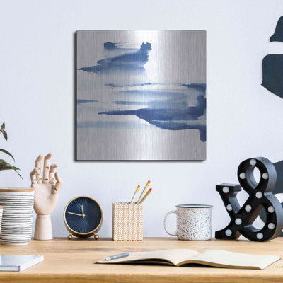Brayden Studio® 'Classic Blue IV' by Chris Paschke, Metal Wall Art