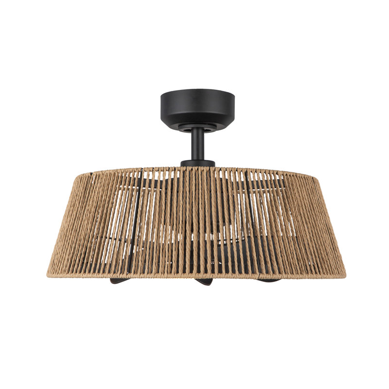 Isla 24-In Ceiling Fan, Matte Black, Matte Black