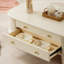 Table basse style français avec rangement crème-107774100