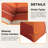 Outdoor Replacement Cushion Set Deep Seating High Back Seat / Back Cushions with Ties (Set of 2)-971156645