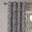 Rideau à œillets à motif floral East Urban Home-106654504