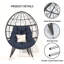 Fauteuil surdimensionné en osier Dakota Fields-1633606772