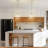 Single Lantern Pendant With Clear Glass Shade