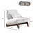 2 Pieces Upholstered Accent Chair, Sharpa Tilt-Back Lounge Chair With Wood Leg-2104193434
