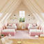 Lit double en velours avec tête de lit allongée, barrières de sécurité, 2 configurations et capacité de charge de 363 kg-1680839942