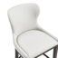 Tabouret de bar rembourré en cuir Blair-113051008-113051012-128617373