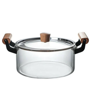 Marmite en verre trempé transparent STP-Goods