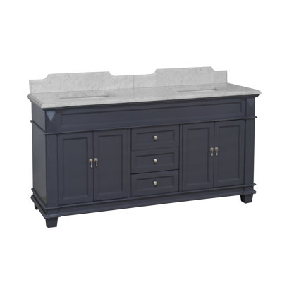 Ensa 72'' Double Bathroom Vanity with Top