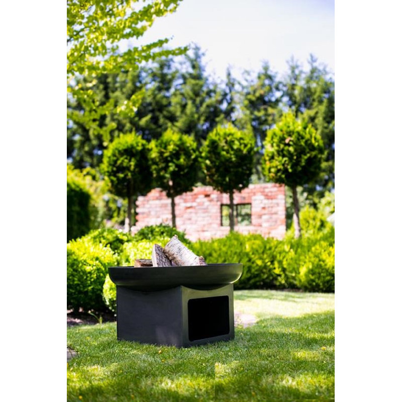 Heine Square Smokeless Fire Pit Table, 50" H x 60" W x 60" D