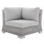 Chaise de coin d'extérieur Conway Sunbrella-712126393