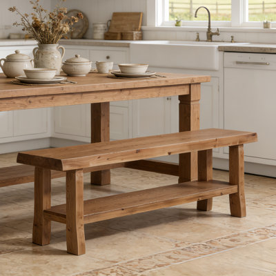 Solid Wood Bench