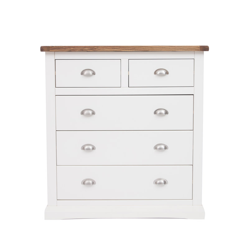 Vela 90cm W 5 - Drawer Chest of Drawers