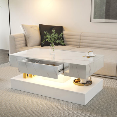 Table basse à DEL 16,93 po de hauteur