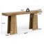 Console en bois massif 70,9 po