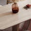 Table de salle à manger rectangulaire en bois massif noyer-823735100