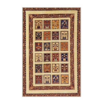 Tapis abstrait moderne 46 po