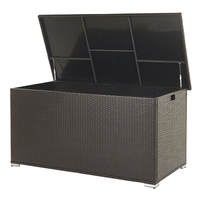 Rebrilliant Wicker Decorative Bin, Brown