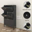 Armoire à chaussures moderne et minimaliste inclinable avec cadre robuste et conception peu encombrante-234649659