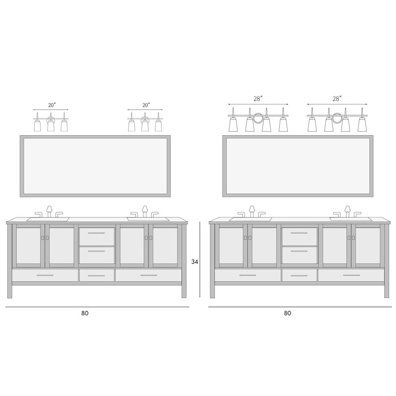 Riitta 2 - Light Dimmable Vanity Light, 4
