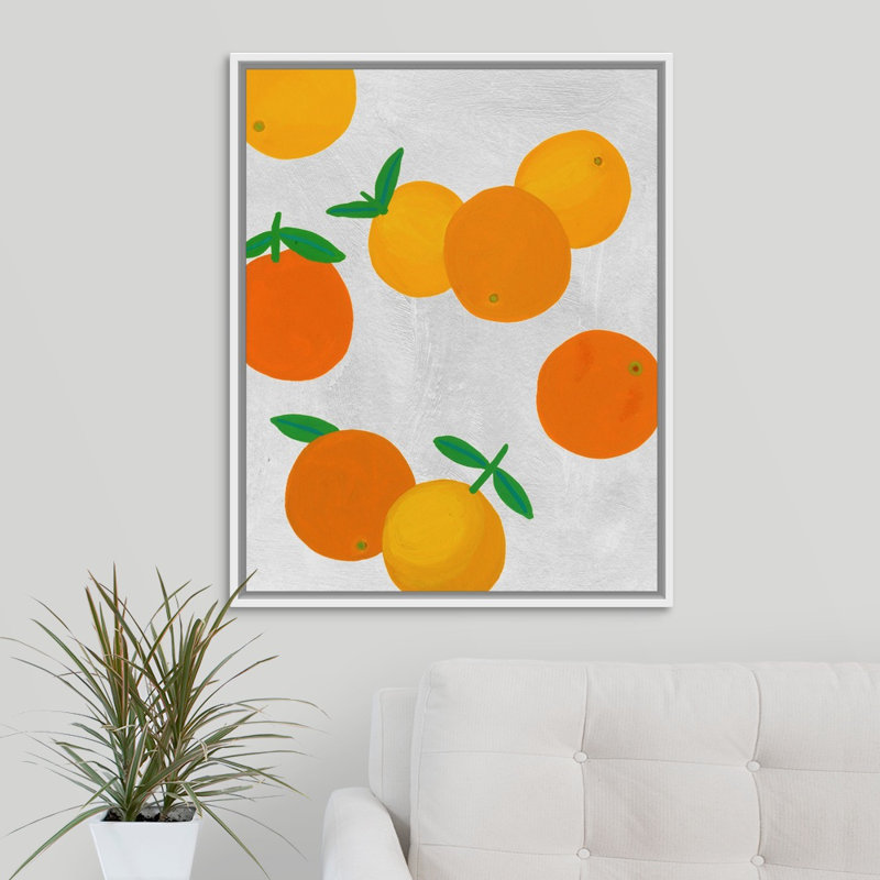" The Oranges " by The Novogratz Painting Print, 30" H x 24" W x 1.25" D, Wrapped Canvas