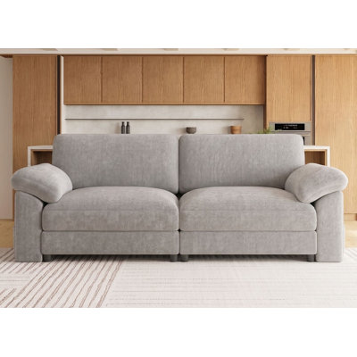Oversized Sectional Couches,Modular Loveseat Cloud Sofa,Deep Seat Couch, for Living Room,Apartment