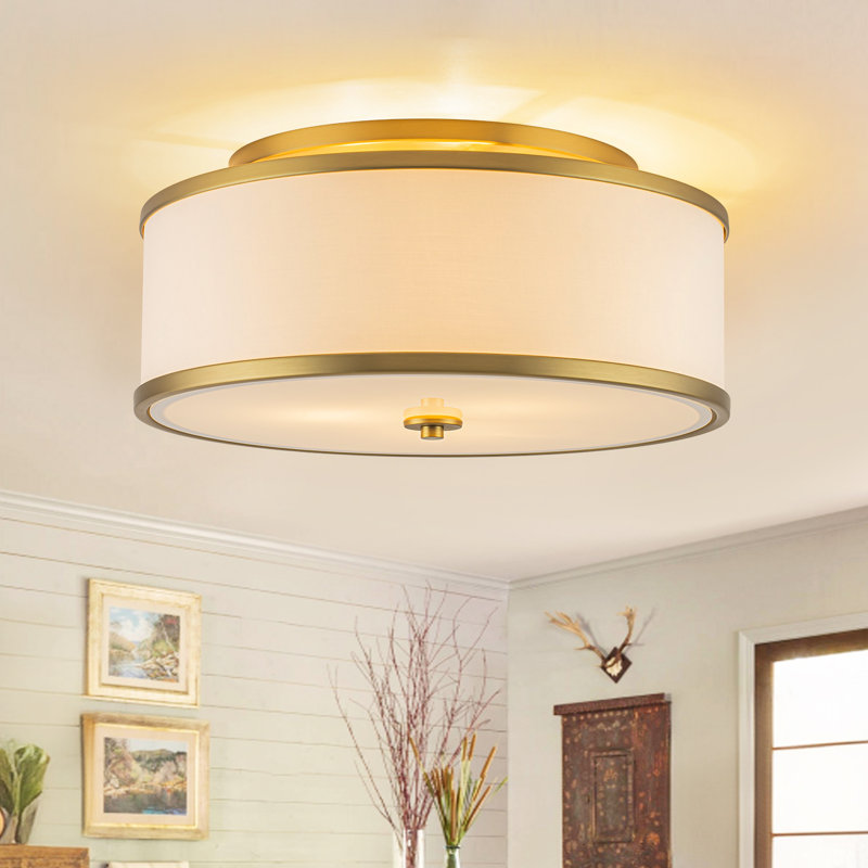 Plafonnier encastré tambour moderne 3 lumières Modern