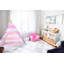 Blue Elephant 121.92cm W x 121.92cm D Indoor Canvas Triangular Play Tent-282910107
