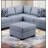 Contemporary Functional Sectional Sofa 4Pc Set With Built-In Shelves, L-Shaped Design, Ottoman, And Modular Flexibility For Modern Living Spaces.-2038018573