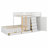 Bunk Bed With 2 Large Drawers 5 Small Drawers And Built-In Small Wardrobe-188925170