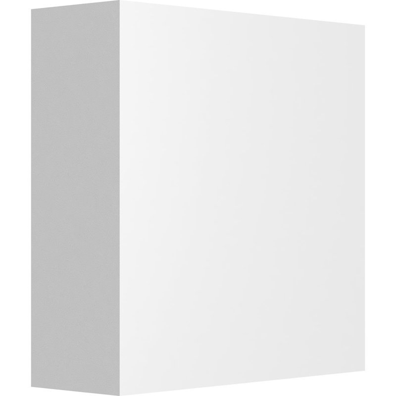 Rosette standard à bord carré Sedgwick (paquet de 2), H 3 po x l 3 po x P 1 po