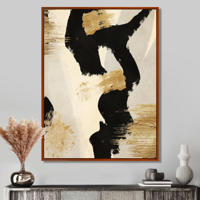 Abstrait Glam Collage, peinture sur toile - Collage II