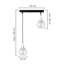 Olin - Light Clear Black Kitchen Island Pendant-1511404293-1511404299-1511404296