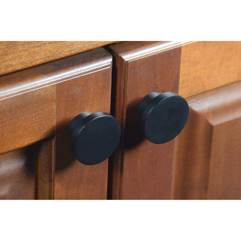 Origins 1 9/16'' Diameter Round Knob, Gloss Black