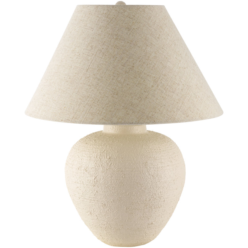 Hive Resin Table Lamp, Cream