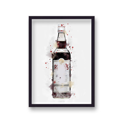 Spirit Graphic Splash Pimms Inspired by Vouvart - Single Picture Frame Print