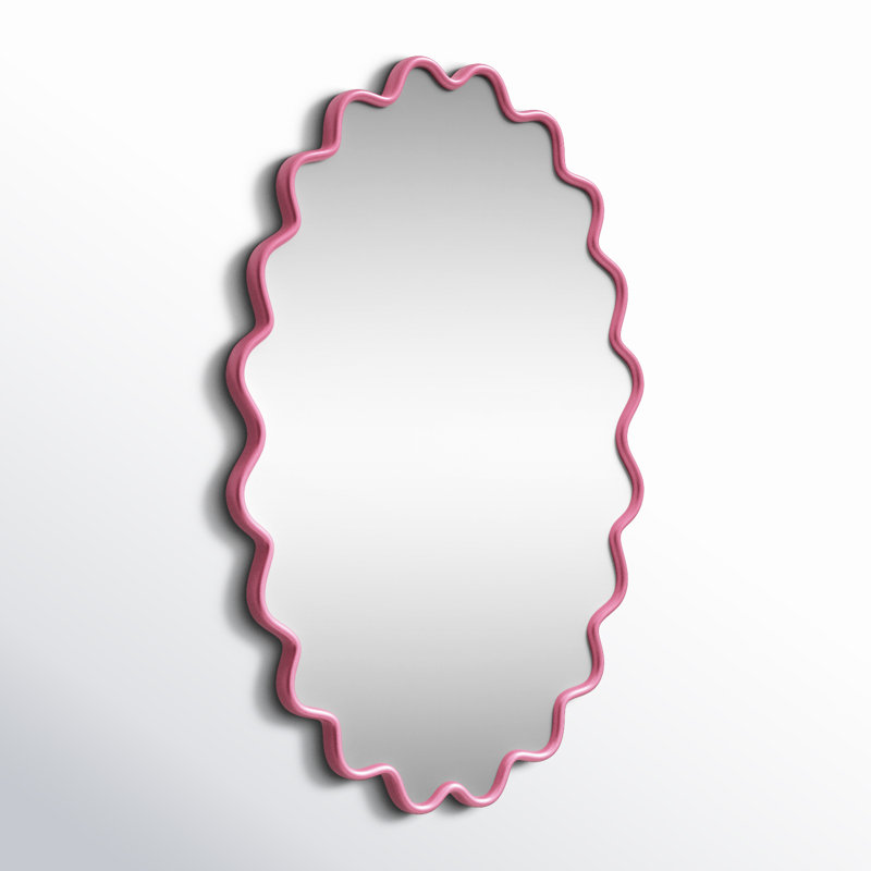 Miroir mural Anders, Rose