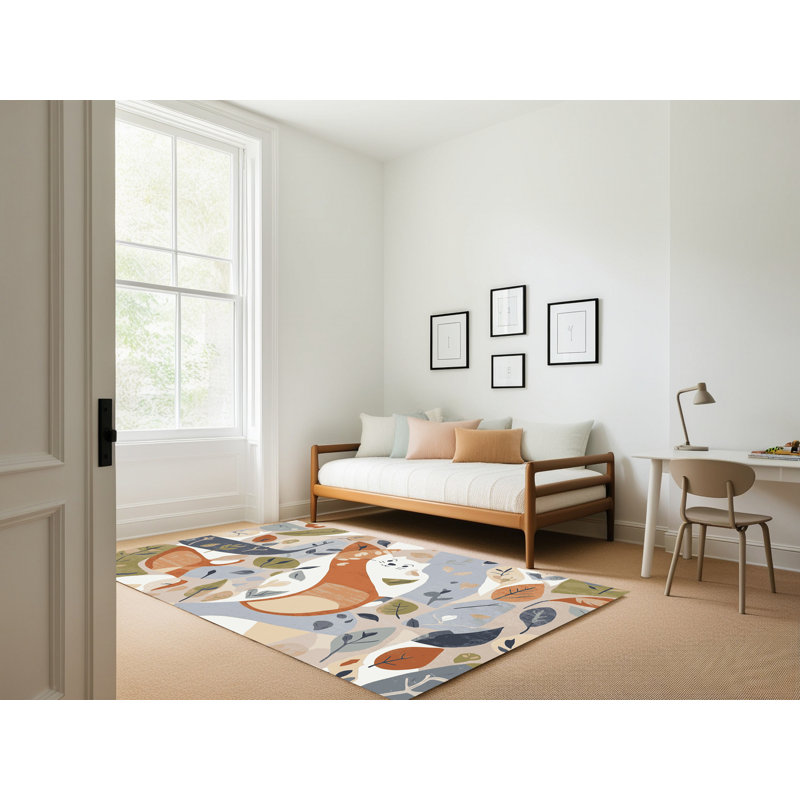 Tapis pour enfants East Urban Home, Rectangulaire 8 pi x 12 pi