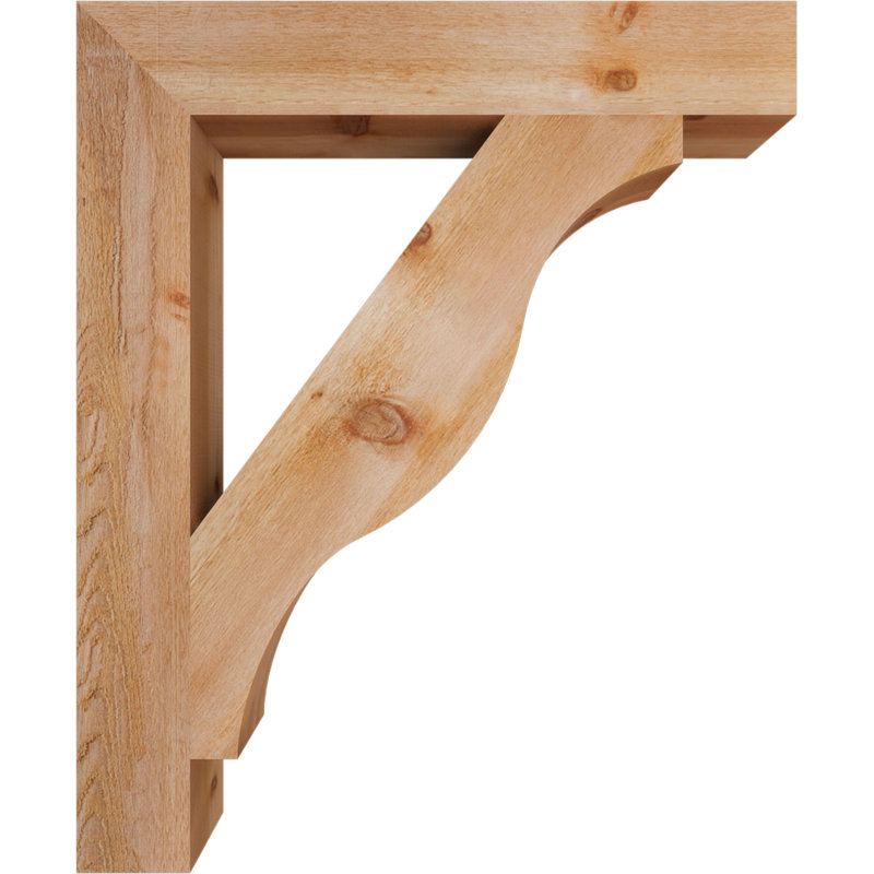 Support pour scie brute Funston Block, Cèdre rouge, H 46 po x l 6 po x P 38 po