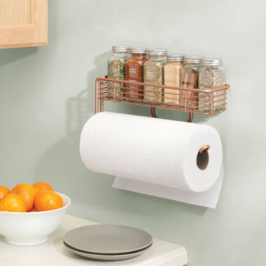 iDesign York Lyra Wall/ Under Cabinet Mounted Paper Towel Holder, Wayfair