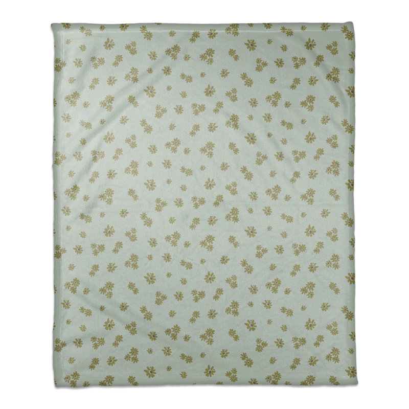 Hand Woven Throw Blanket, Green
